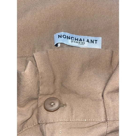 NONChalant Label Radford Pant in Camel Small Womens Wide Leg Trousers - Picture 9 of 16